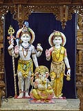 Shri Shiv-Parvati Dev and Shri Ganeshji